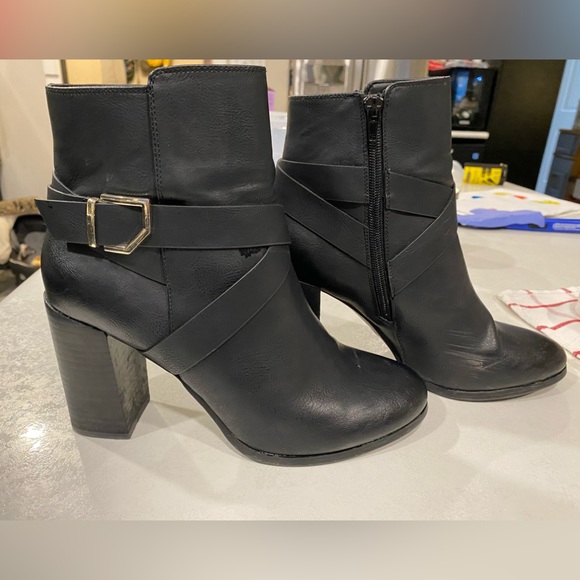 Call It Spring Block Heel Boots - Picture 1 of 5